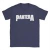 White Logo Pantera T Shirt for Cotton Leisure T-Shirts Round Neck Tee Shirt Short Sleeve Clothing Summer