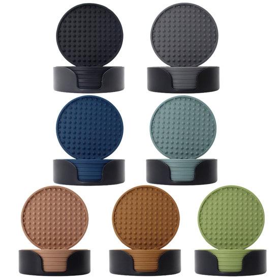 Удобная противоожоговая теплоизоляция, многоразовая силиконовая чашка, подставка для напитков, кухонные принадлежности, подставка для напитков