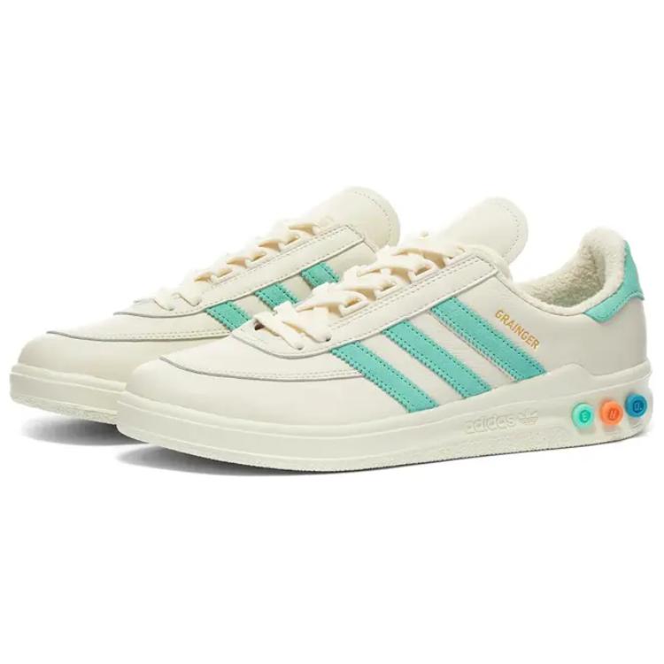 КОНЕЦ. x adidas Grainger Tennis Club Унисекс Кроссовки Белый Bahia-Mint GW5182