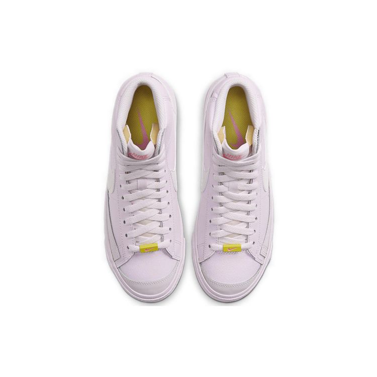 Nike Blazer Mid 77 Digital Розовые женские кроссовки Violet Opti-Yellow Sail CZ0376-500