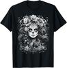 День Мертвых La Catrina День Мертвых Сахарный Череп Женская Футболка