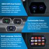 OBD2 GPS Проектор бортовой диагностики Автоэлектроника Цифровой Head Up Display Smart P17 Для HUD Предупреждение о превышении скорости Компас