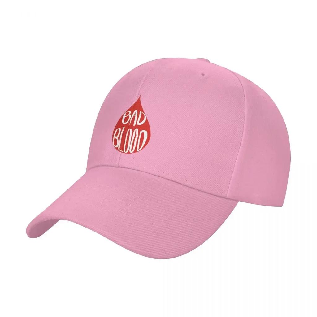 Bad Blood Baseball Cap Trucker Hat Funny hats Golf Wear Wild Ball  Boy Womens