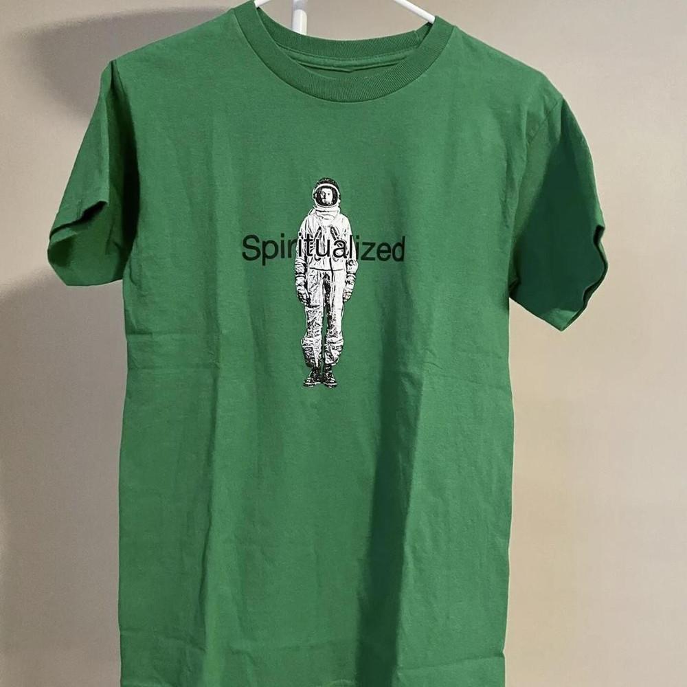 Spiritualized Band shirt Short Sleeve Green All Size Unisex Shirt AR308 Unisex T-Shirt