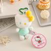 Плюшевая игрушка-брелок Hello Kitty Sanrio Кошка Kt Мягкая набивная кукла Подвеска Брелок для ключей автомобиля Декор для рюкзака Сумки Подарок ребенку