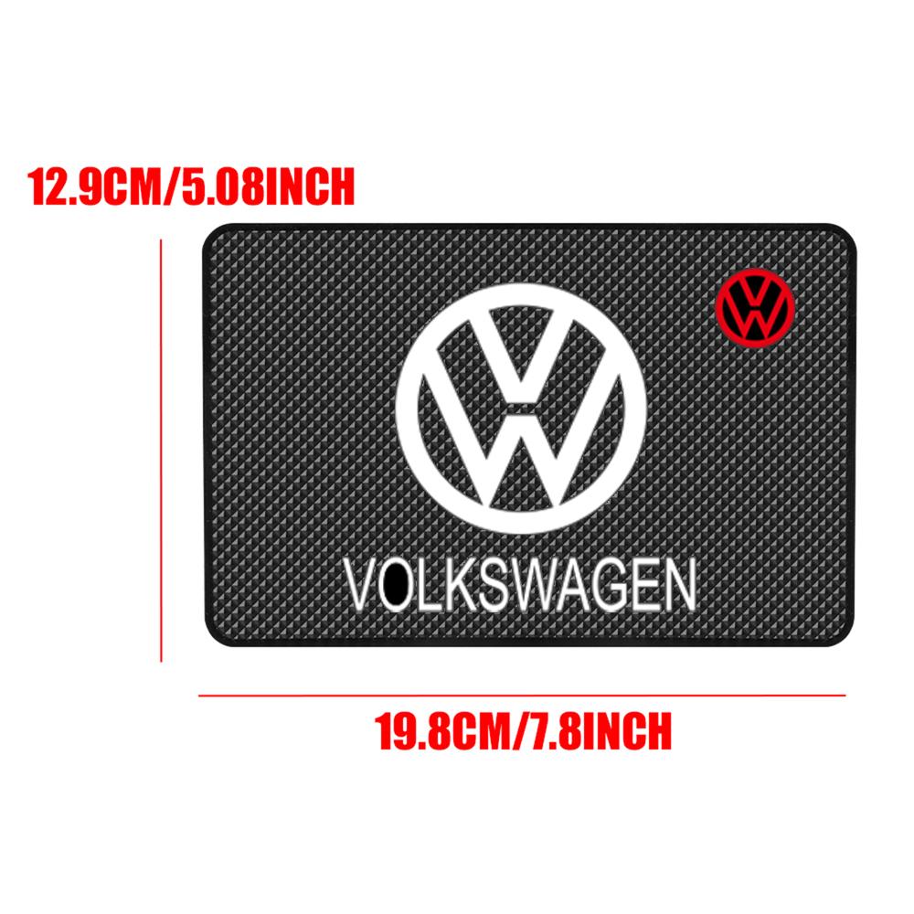 Car Dashboard GPS Phone Toy Ornament Anti Slip Mat for Volkswagen VW Golf Caddy Bora CC MK7 Beetle Tiguan GTI RLine 4 Motion R32NO4