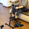 Elderly Exercise Bike Pedal Exerciser Bike Hand Arm Leg Knee Peddler Adjustable Fitness Equipment for Seniors Elderly Home Pedal Exercise Bike