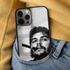 Мягкий чехол для телефона с Че Геварой, курящим сигару, для iPhone 17 Air 16e Pro max 15 Pro 13 14 Plus 11 12 MagSafe Магнитный Coque
