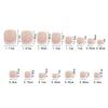 150 Pieces Diy Non-Marking Matte Nail Art Wearing Non-Marking White Classic Work In Progress French Fake Nail Nail Piece