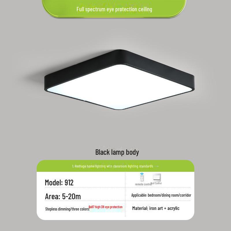 Тщательно подобранные квадратные светодиодные потолочные светильники: Современный скандинавский дизайн для спальни, гостиной или коридора.