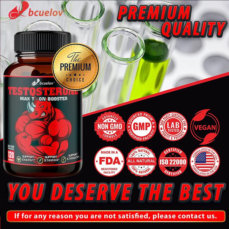 Panax Ginseng 120 Capsules Testostero Boost Muscle Health Improve Energy Stamina