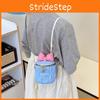 Solid Bow Color Children Cute Butterfly Knot Water Bucket Bag Daily Use Casual