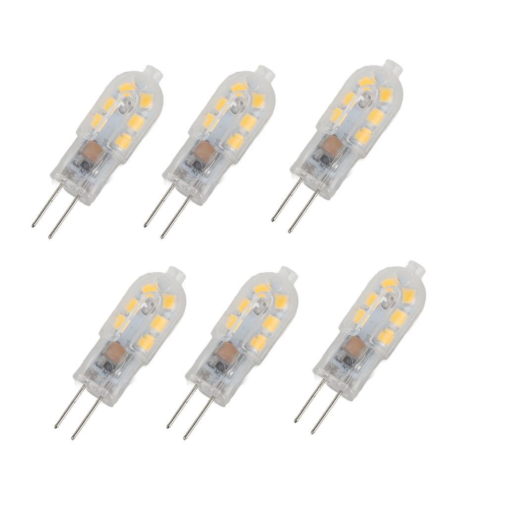 10 Pack G4 2835 LED Bulb Transparent Led Lamp Plug In Light Bulb AC220V for Camper Cabinet