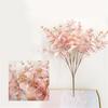 Artificial Flower Realistic Faux Eucalyptus Looking Vibrant Color Attractive Flower Dining Table Fake Plant Decor for Home