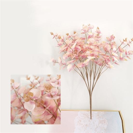 Artificial Flower Realistic Faux Eucalyptus Looking Vibrant Color Attractive Flower Dining Table Fake Plant Decor for Home