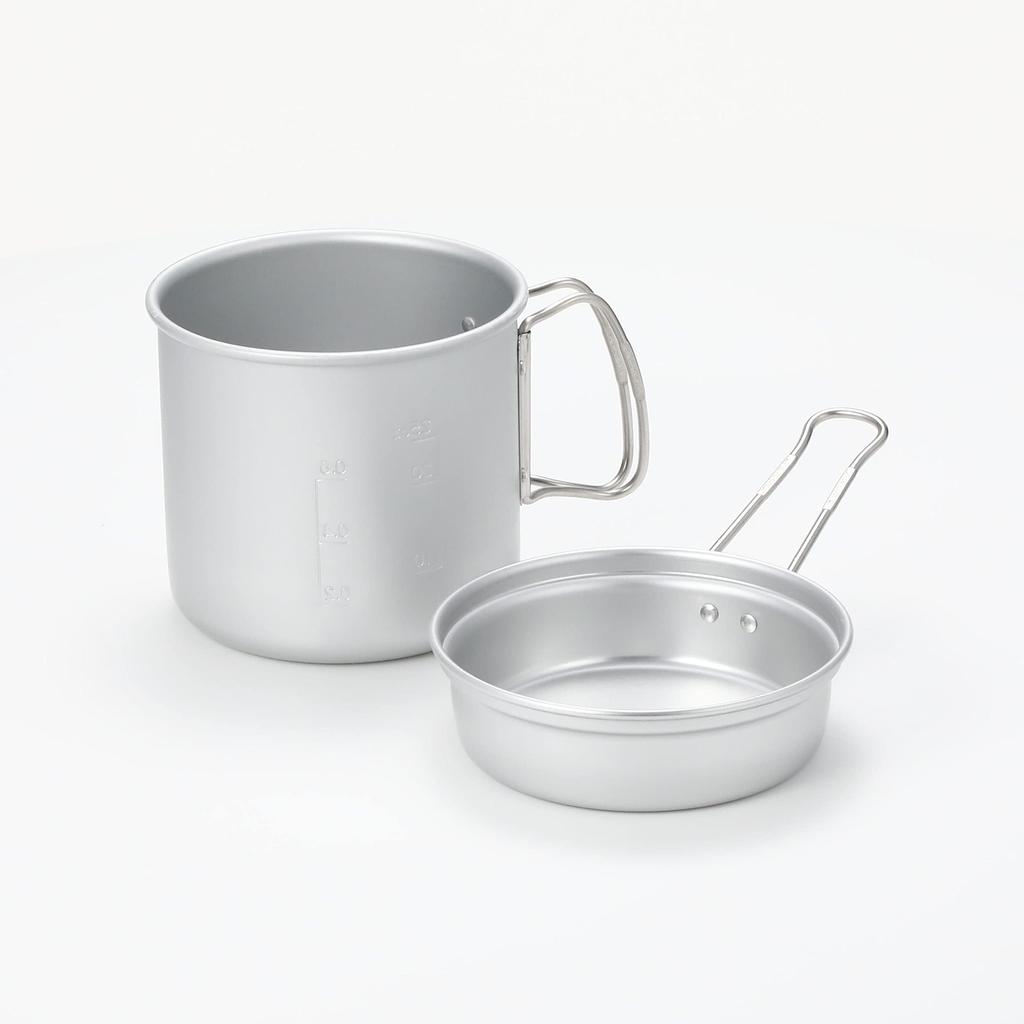 Алюминиевая плита Snow Peak Deep Trek 900 мл с чехлом для хранения для предотвращения стихийных бедствий при восхождении [наклейка включена] SCS-008