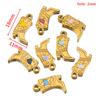 5pcs/lot Stainless Steel Gold Color PVD Plated Boots Charms Pendant DIY Necklace Bracelet Earring Jewelry Making Accessories