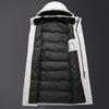 Зимний пуховик для пар, мужской женский пуховик 2022, теплые белые пальто на утином пуху, мужские длинные парки с капюшоном