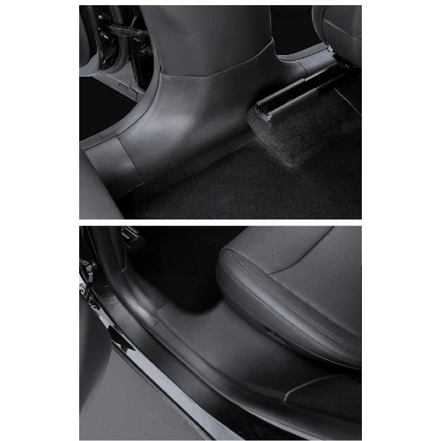 For Tesla Model Y Juniper 2025 Door Sill Strip Guard Car Decor Accessories Front Rear Door Threshold Anti-kick Pad Protector