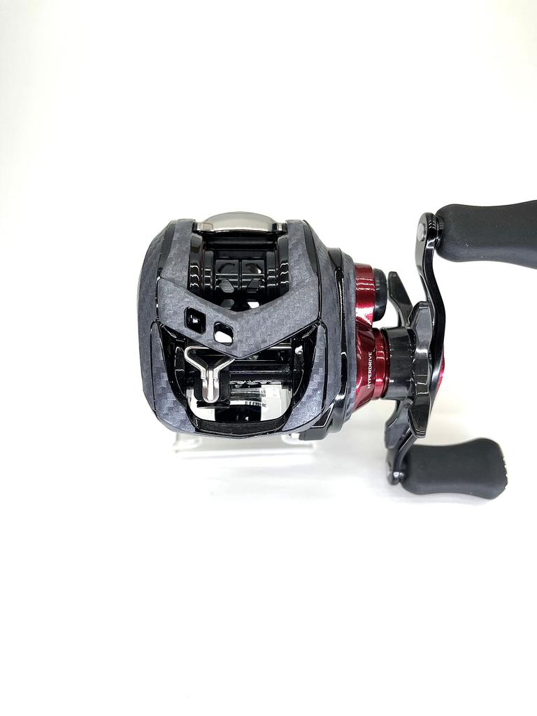 CUSTOM YOROI 21 Gekkabijin AIRTW Custom Scratch Baitcasting Reel Customization SEAT.JP Decal, Protection, (Silver, Left-Handed)