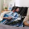 Kevin De Bruyne Printed Flannel Blanket, soft throw for bedroom sofa, washable,soccer fan merchandise, great gift.
