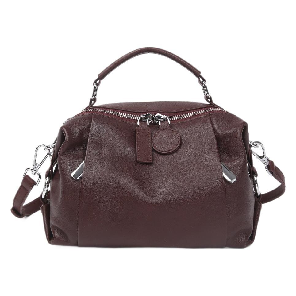 Европейская и американская сумка Niche, новая сумка через плечо из коровьей кожи первого слоя, универсальная сумка через плечо в стиле ретро для поездок на работу