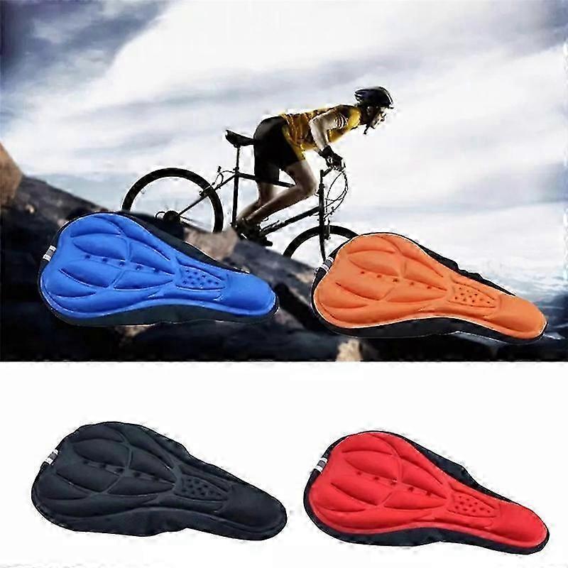 Thickened Extra Comfort Ultra Soft 3D Pad Breathable Abrasion Bike Seat Cushion Saddle Cover Bicycle Accessory