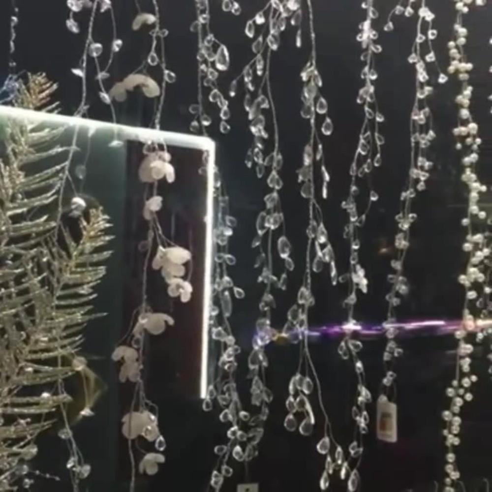 Кристальные бусины Droprain Прозрачные Бриллиантовые Бусины DIY Занавеска Гирлянда Аксессуары для сцены