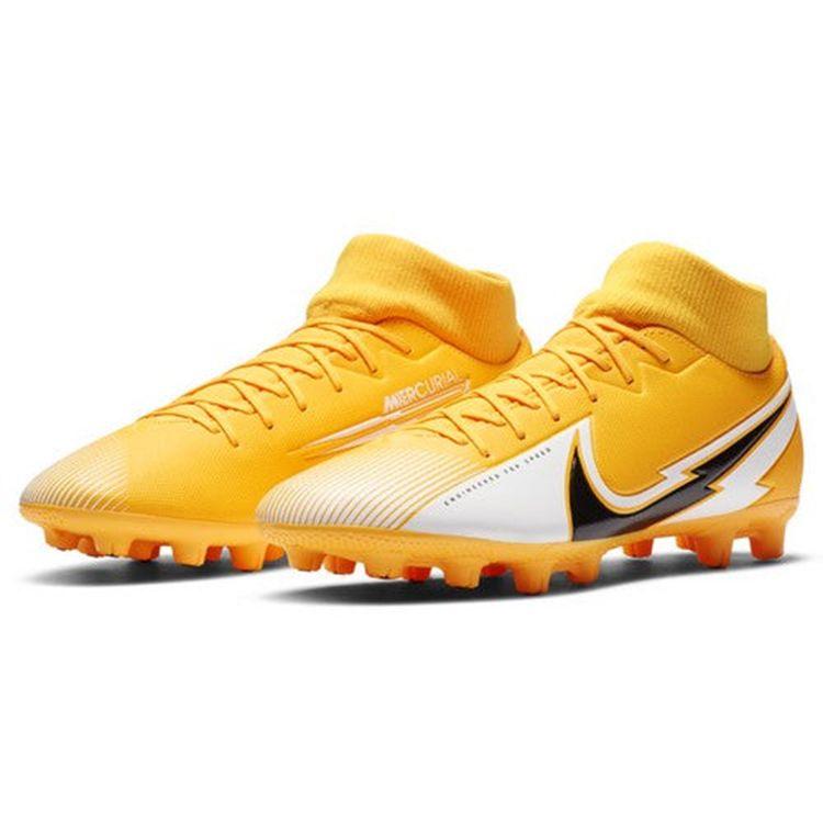 Nike Mercurial Superfly 7 Academy Low HG Soccer Shoes Men Soccer Shoes Yellow Black White AT7945-801