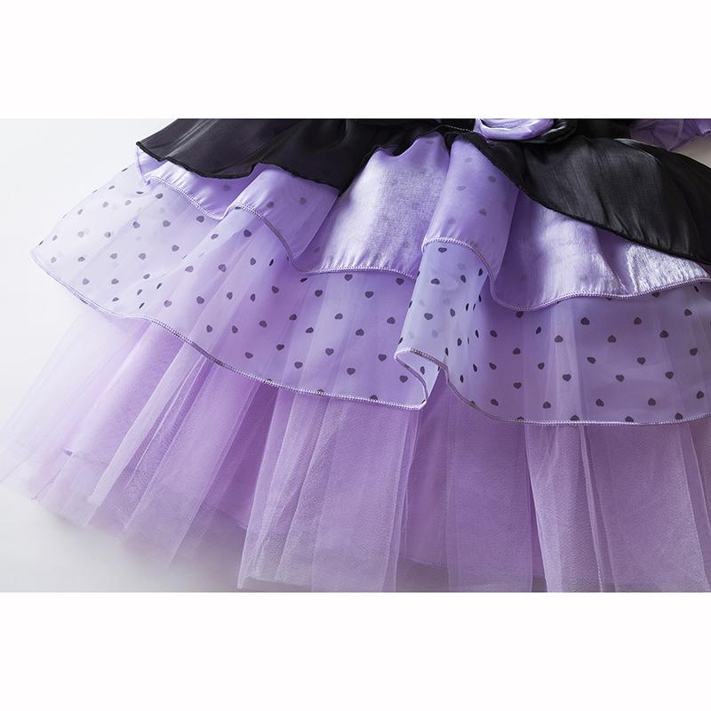 Хэллоуин Платье для девочки Вампир Пышное Платье принцессы для девочек и детей Костюм для вечеринки Лолита