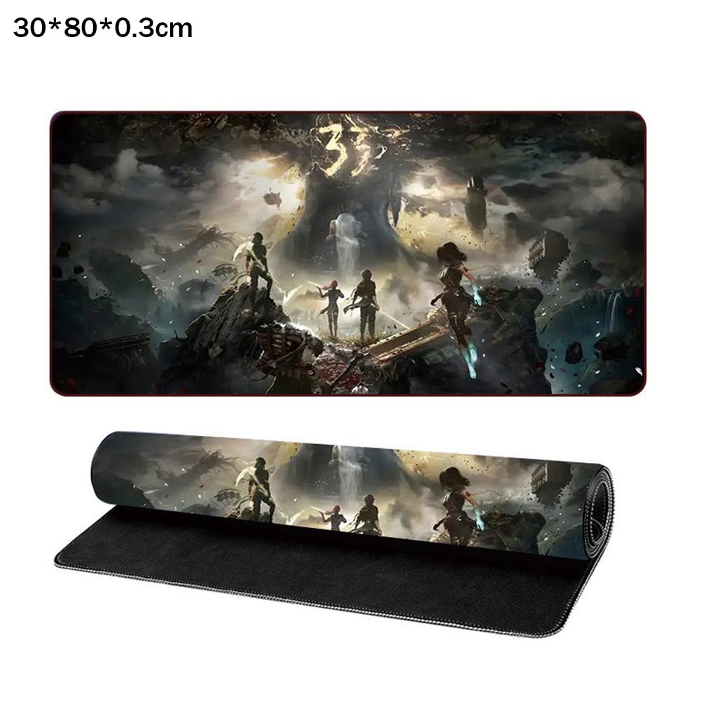 Горячая игра Clair Obscur Expedition 33 игровая Клавиатура Мышь Коврик 30*80/30*60см Большой Игровой Коврик для Мыши Настольный Коврик для ПК Игровые Аксессуары