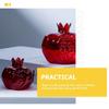 High Quality Pomegranate Transparent Flower Vase For Flowers Glass Vase Cachepot