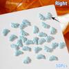 50 шт. Инс Ногти Ангельские Крылья Смола Шармы Ювелирные Изделия Носить Аксессуары для Ногтей 3D Белая Пудра Мини DIY Накладные Ногти Маникюр Украшение