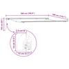 Retractable Awning Multicolor 500 x 300 cm