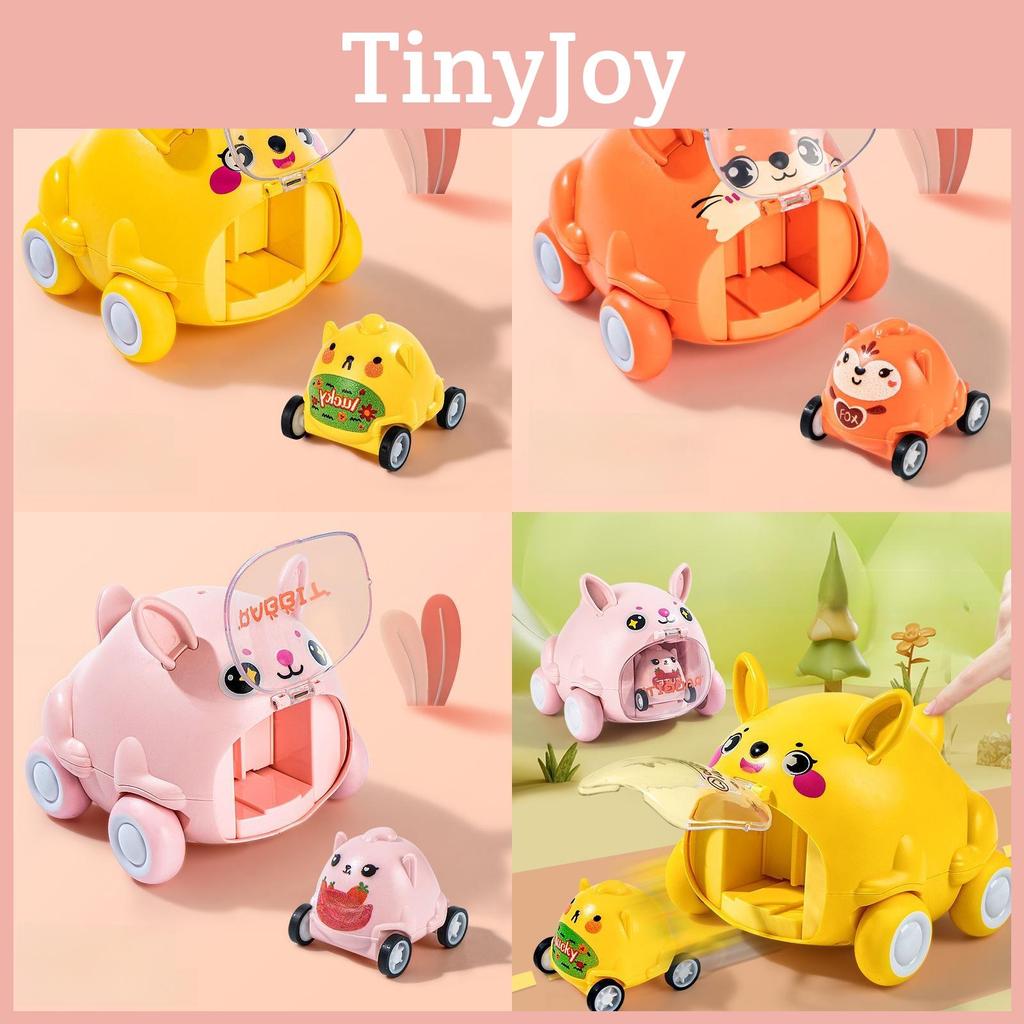 Инерционная машинка для животных для детей, из пластика, для интерактивной игры