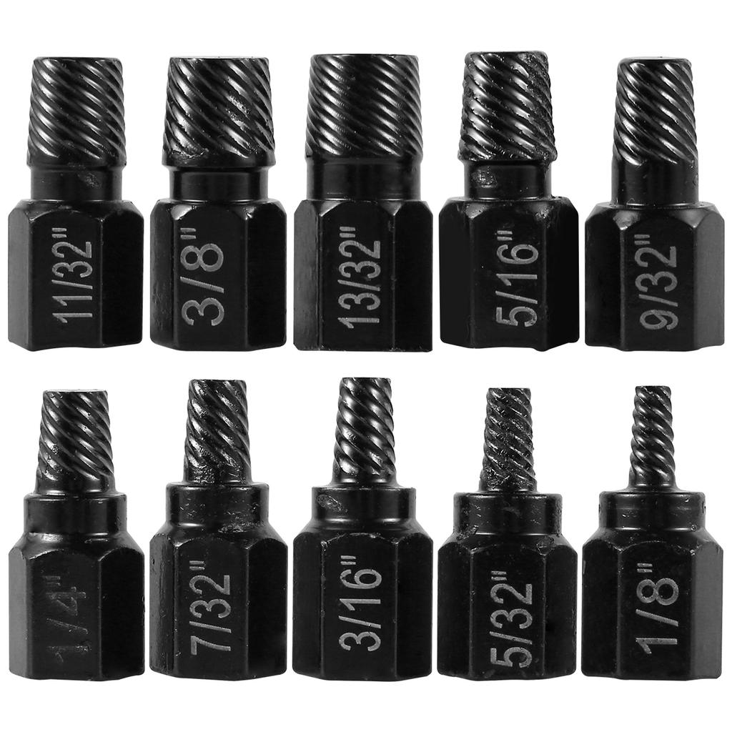 Screw Extractor Kit Alloy Steel Damaged Screw Removal Set Metal Easy Out Drill Bits Broken Bolt Stud Removal Accessory