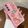 For Vivo V40 SE 5G Phone Case Vivo V30 Lite 4G Funda Vivo V30 SE Cute Flower Fashion Shockproof Cover Silicone Protective Cases