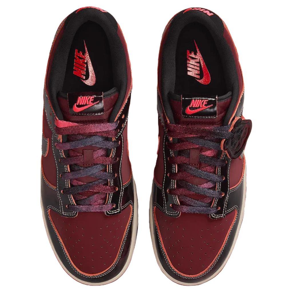 Новые кроссовки Nike Dunk с низким верхом, противоскользящие, износостойкие, для скейтбординга, унисекс, красные HQ1965-600