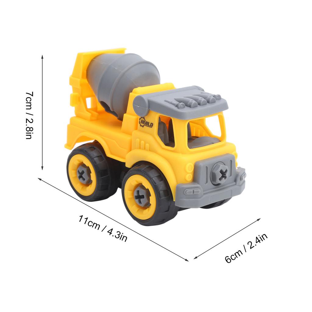 Engineering Truck Toy Children Kids Detachable Car Model Education Toy Gifts