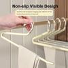 5Pcs Pants Hanger Heavy-Duty Space-saving Goose Shaped Scarf Trouser Skirt Clothes Storage Holder Household Supply
