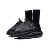 Li Ning Cloud Travel Fluffy Fabric Lightweight High Resilience Non-Slip Breathable Casual High-Top Sneakers Women Sneakers Black AZGS146-6