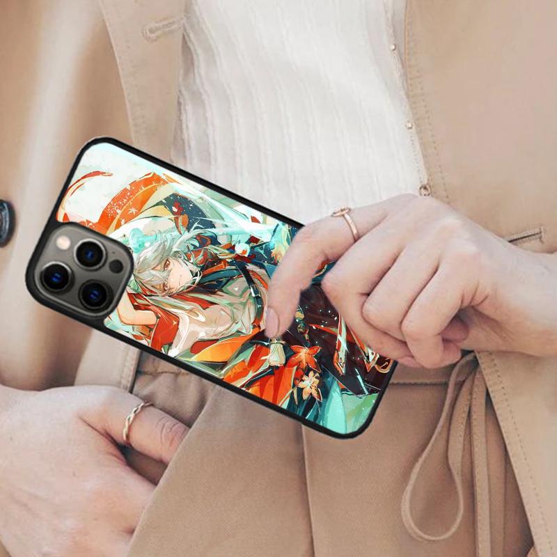 Kaedehara Kazuha Watercolor Magnetic Phone Case For APPLE iPhone 17 Air 16 14 13 12 Pro Max 15 Plus Wireless MagSafe Cover