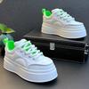 Fashion Summer Heighting Men's Platform Casual Shoes Youth Student White Board Shoes High Quality Soft-sole Sneakers Men Vulcanized Shoe