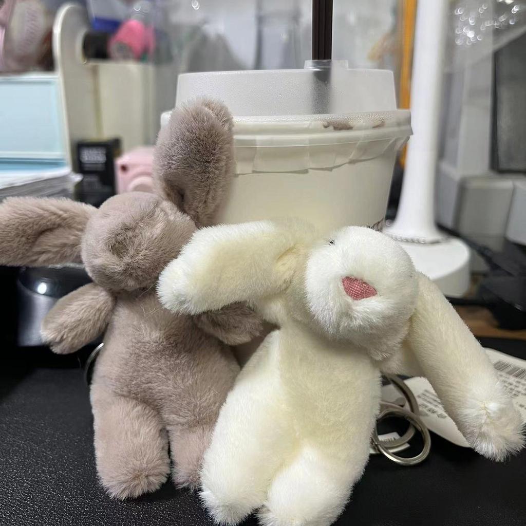 Очаровательный брелок-подвеска в виде кролика, портативная подвеска для сумки для женщин, прочный брелок-подвеска в виде мягкой игрушки, ювелирное изделие