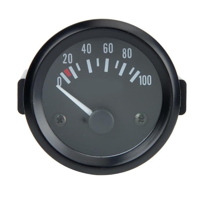 Motor Car Oil Pressure Gauge With Sensor 0-100 Psi 12V 52mm/2 Inches