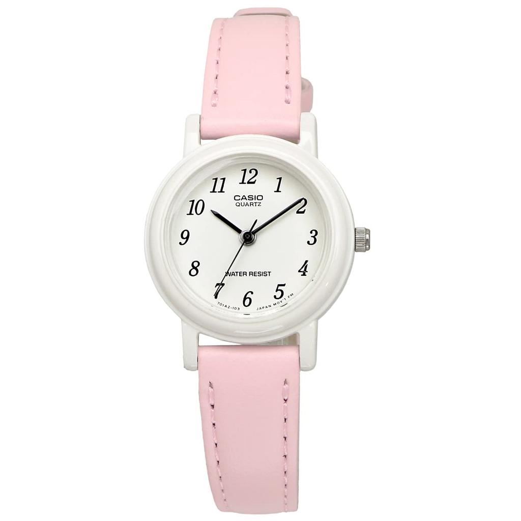Casio Аналоговые часы Chipkashi Cheap Casio Pastel Pink Leather Belt Round Face Ladies Overseas Model [Casio] LQ-139L-4B1 [Товар]
