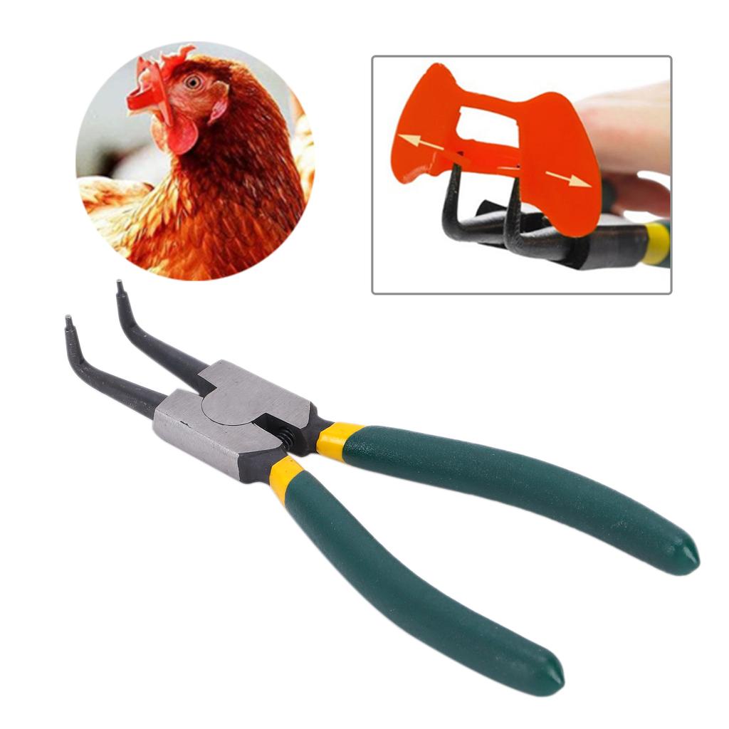 Chicken Eyeglass Pliers Pinless Chicken Peeper Plier Antipecking Chicken Glass Pilers Tool
