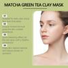 Очищающая грязевая маска с зеленым чаем, нежное очищение лица, увлажняющая и разглаживающая маска для кожи