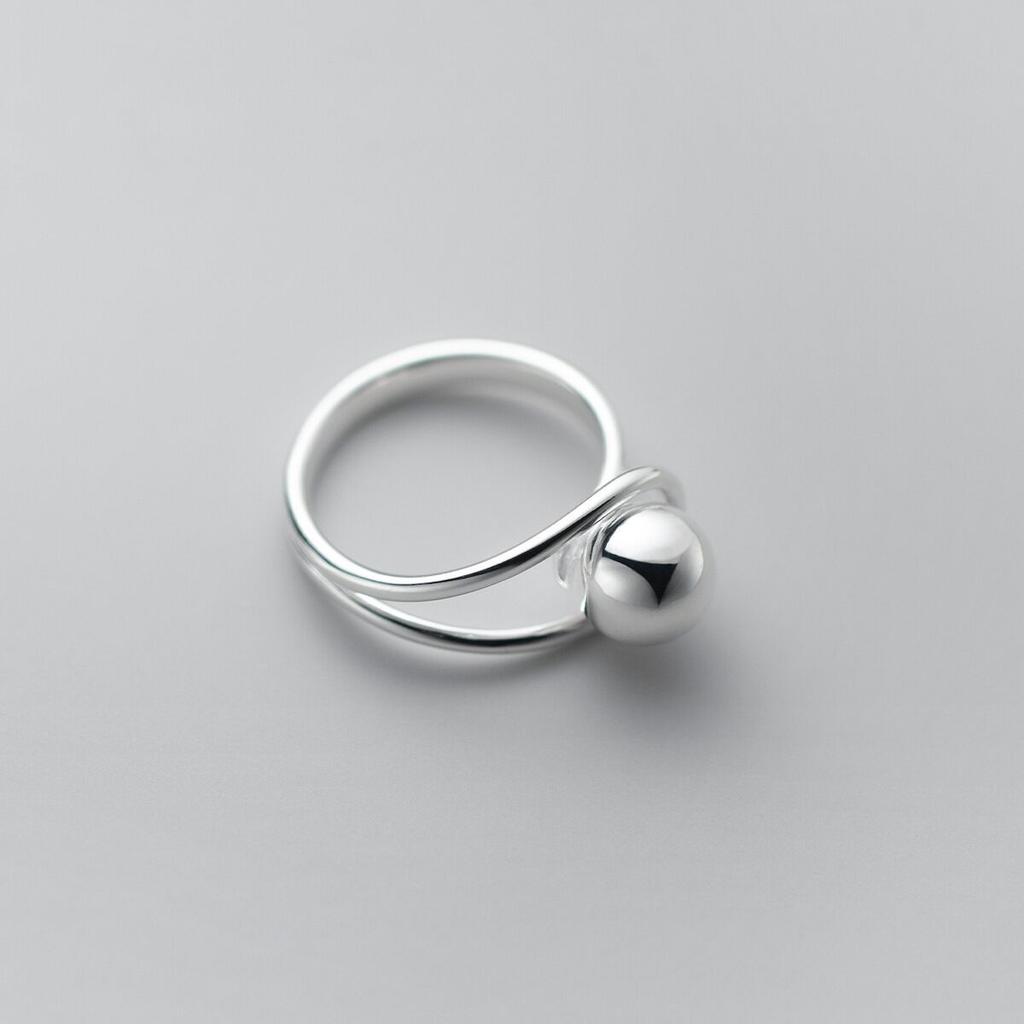 Xiaomi Original 925 Sterling Silver Hollow Ball Rings For Women Counple Wedding Engagement Silver Women's Vintage Ring Fine Jewelry