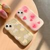 Green Heart Pink Heart Pattern Soft TPU Shell Fashion Phone Case for iPhone Samsung Vivo Xiaomi Oppo